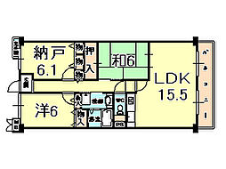 間取図画像 3LDK