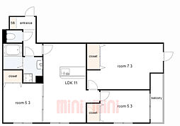 メゾン　ド　ラピスラジュリ 3階/302