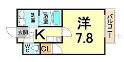 間取図画像 1K