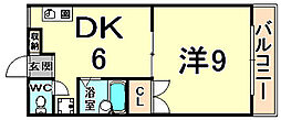 間取図画像 1DK