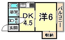 間取図画像 1DK