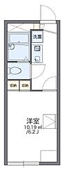 レオパレスノベルティー 1Kの間取図画像