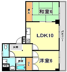 ルネッサンス・ヒカリ 6階