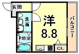 ノイヴェル杭瀬 2階