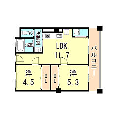 物件の間取り