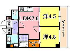 ロイヤルヒル神戸三ノ宮II 9階/906