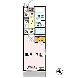 セジュール西代I B棟 1階/111