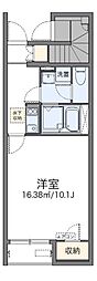 レオネクストサンルージュ池田 1Kの間取図画像
