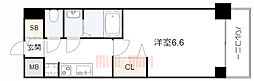 プレサンスハーバーランドアンド・シー 1Kの間取図画像