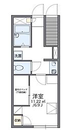レオパレスヴィグール 1Kの間取図画像