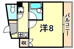 ステューディオ北野 3階/302