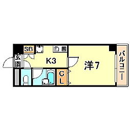 ヴィラ神戸 5階/501
