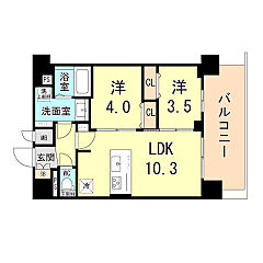 物件の間取り