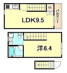 トアロードソラノマ 1LDKの間取図画像