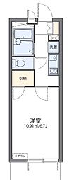 レオパレスエミネンス28 1Kの間取図画像