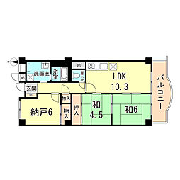 高取台サンハイツ 4階/411