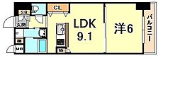 レジディア神戸三宮プレイス 6階