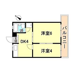 福屋ハウス 2階/2B