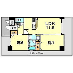 物件の間取り