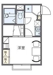 レオパレス片山町 1Kの間取図画像
