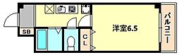 メゾンロージェ 1Kの間取図画像