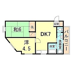 ドルフェス 4階/402