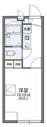 レオパレス片山ミオ 1Kの間取図画像