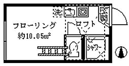 フェリスアライズ ワンルームの間取図画像