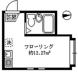 ライフピアロイヤル ワンルームの間取図画像