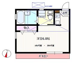 フリーダム板橋 101 ｜ 東京都板橋区仲宿56-17（賃貸アパート1R・1階・16.17㎡） その2