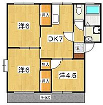 サニーコートＣ 101 ｜ 神奈川県小田原市矢作167-1（賃貸アパート3DK・1階・50.64㎡） その2