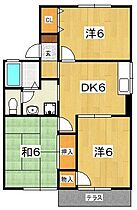 コーポ桜井Ｂ 101 ｜ 神奈川県小田原市曽比1677（賃貸アパート3DK・1階・53.46㎡） その2