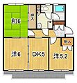 ハイツ中山3階5.2万円