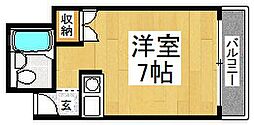 アトラス水島ビル ワンルームの間取図画像