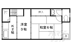 京都市営烏丸線 北大路駅 徒歩25分 2階/-