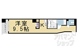 京都府京都市中京区朝倉町（賃貸マンション1K・5階・33.86㎡） その2