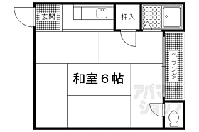 大文字ハイツ 17 ｜ 京都府京都市左京区北白川下池田町（賃貸アパート1R・2階・15.00㎡） その2