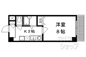 ＧＡＴＯ　Ｄ．Ｍ　北山 704 ｜ 京都府京都市左京区下鴨前萩町（賃貸マンション1K・7階・24.90㎡） その2