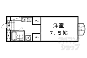 京都府京都市北区衣笠東御所ノ内町（賃貸マンション1K・3階・24.59㎡） その2