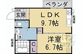 ヴェルメゾンプチ北白川 202 ｜ 京都府京都市左京区北白川久保田町（賃貸アパート1LDK・2階・39.00㎡） その2