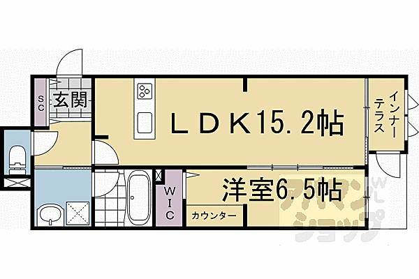 グランディールＡ＆Ｎ出町柳 302｜京都府京都市左京区田中上柳町(賃貸マンション1LDK・3階・54.51㎡)の写真 その2