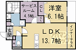 グランディールA&N出町柳 1階