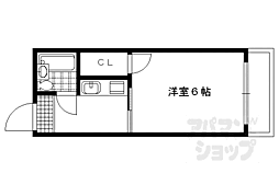 叡山電鉄鞍馬線 二軒茶屋駅 徒歩35分 2階/-