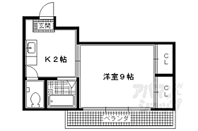 パレモデリア 202 ｜ 京都府京都市左京区高野泉町（賃貸マンション1K・3階・27.00㎡） その2