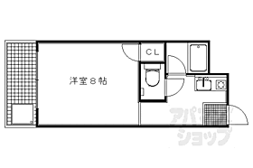 京都府京都市上京区丸太町通黒門東入ル藁屋町（賃貸マンション1K・4階・22.00㎡） その2