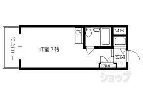 京都府京都市中京区西ノ京職司町（賃貸マンション1R・5階・18.90㎡） その2