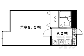 珠光ビル百万遍 203 ｜ 京都府京都市左京区田中里ノ前町（賃貸マンション1K・2階・20.00㎡） その2