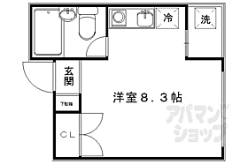 ＡＢＬＥ東半木 301 ｜ 京都府京都市左京区下鴨東半木町（賃貸マンション1R・3階・21.00㎡） その2