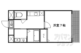 京都府京都市北区西賀茂角社町（賃貸アパート1K・2階・25.52㎡） その2