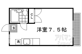 キャンパス北白川 203 ｜ 京都府京都市左京区北白川伊織町（賃貸アパート1R・2階・21.00㎡） その2